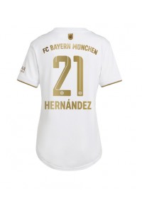 Bayern Munich Lucas Hernandez #21 Voetbaltruitje Uit tenue Dames 2022-23 Korte Mouw